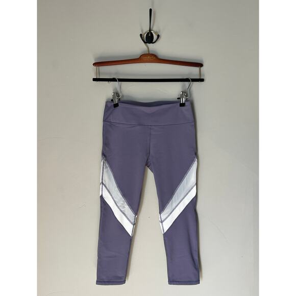 Fabletics Mid-rise PowerHold Salar Mesh Colorblock Leggings Size XXS - Picture 2 of 7